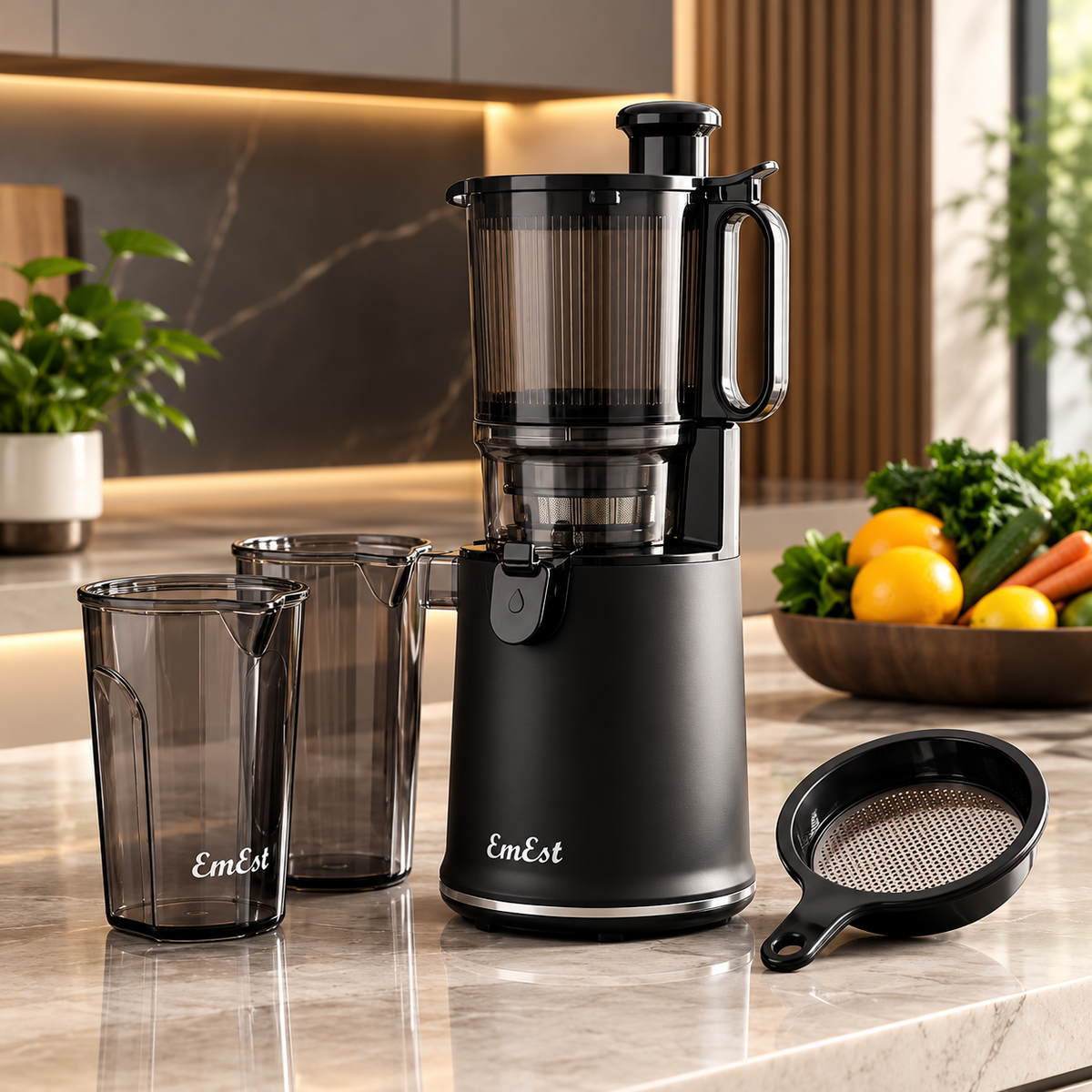 The Ultimate Heavy-Duty Cold Press Juicer for Uncompromising Health, Luxury, and Power.
