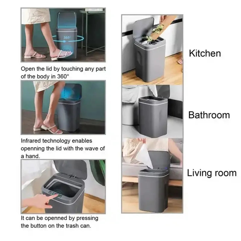 Automatic Sensor Trash Can